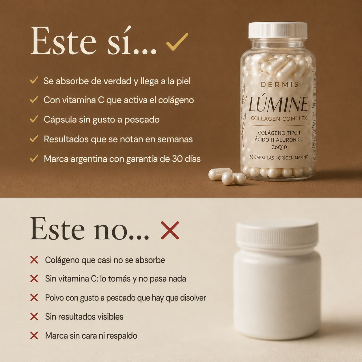 Dermis · Colágeno Marino + Vitaminas